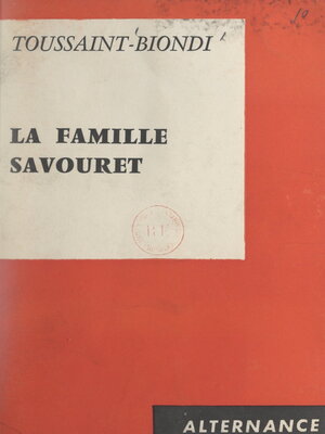 cover image of La famille Savouret